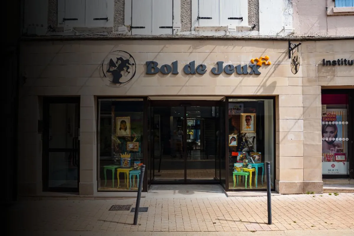Logo de bol de jeux