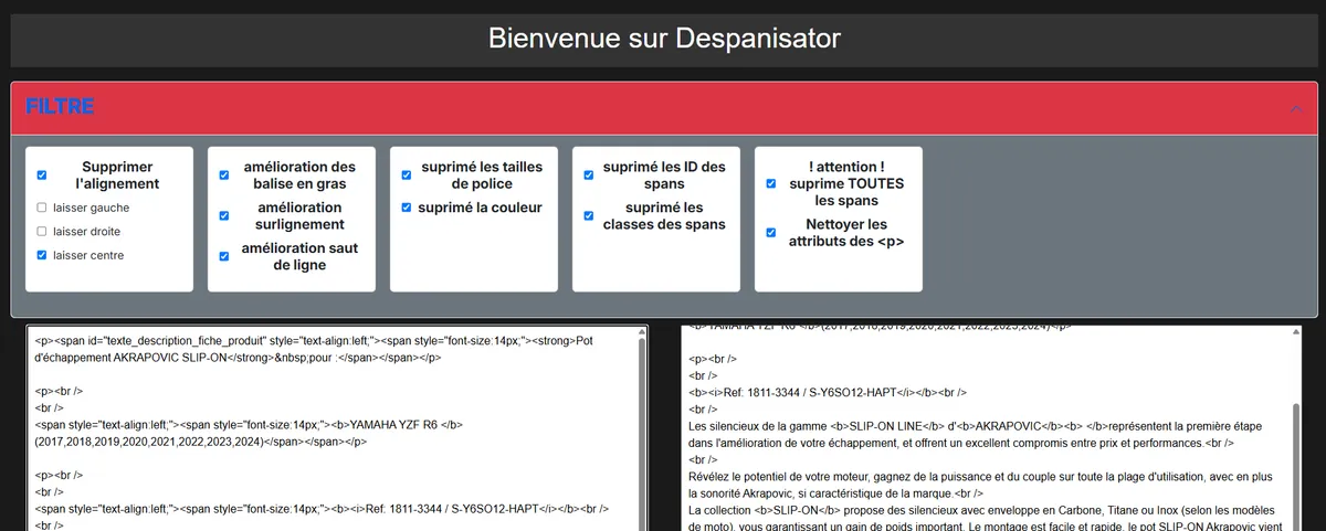 Image du programme despanisator