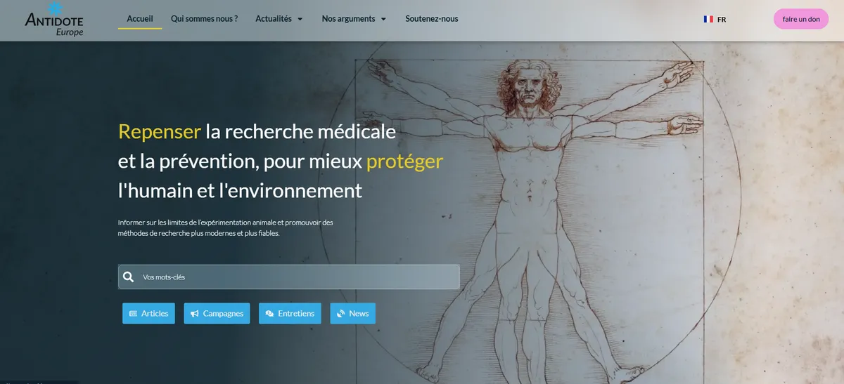 nouveau site antidote Europe